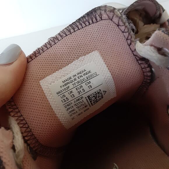 Converse Chuck Taylor All Star Ox Low Top Sneakers Kids Shimmer Purple Girl 13.5 - Picture 9 of 9